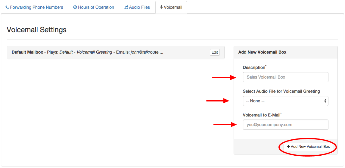how-to-add-new-voicemail-boxes-talkroute-support