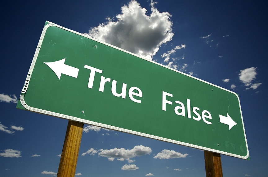 true false