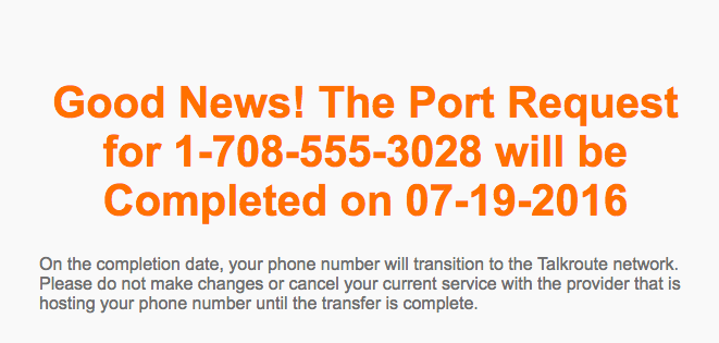 How To Port A Phone Number From AT T To Talkroute