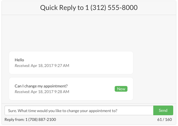 email quick reply