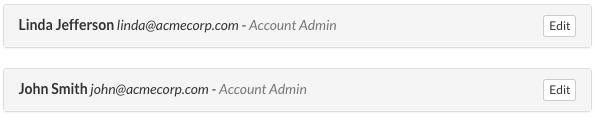 account admins