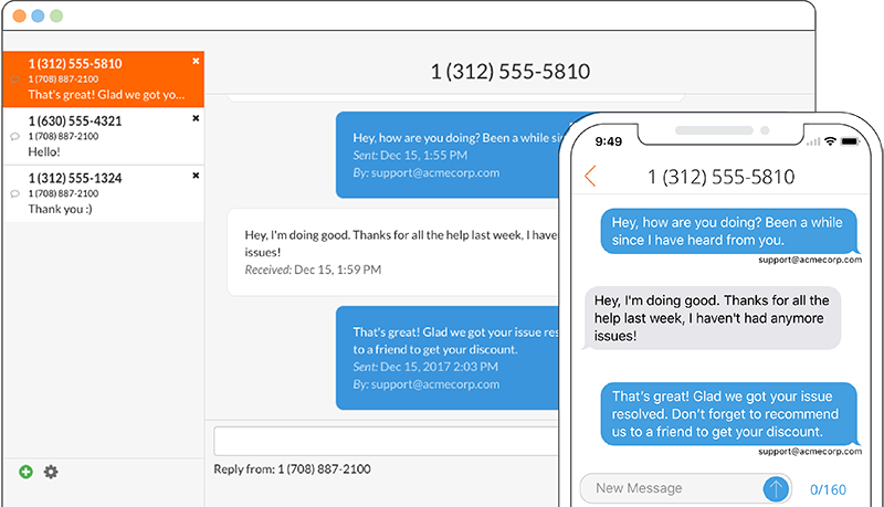 business text messaging