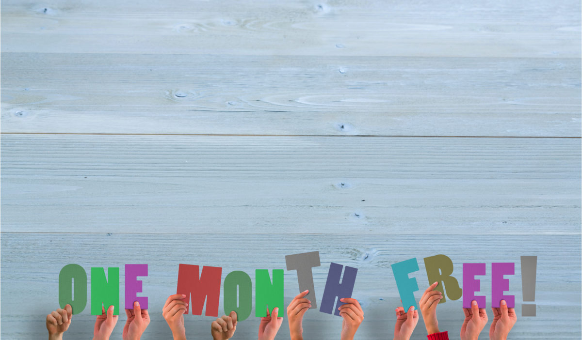 5. Free Month of Service
