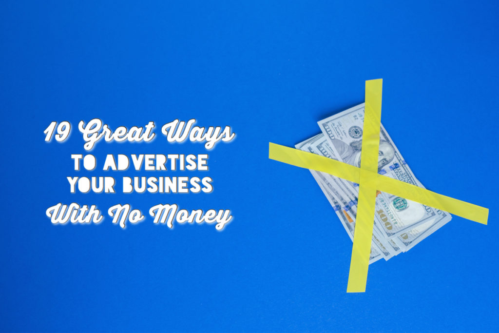 advertise business no money