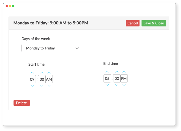 Date & Time Conditions