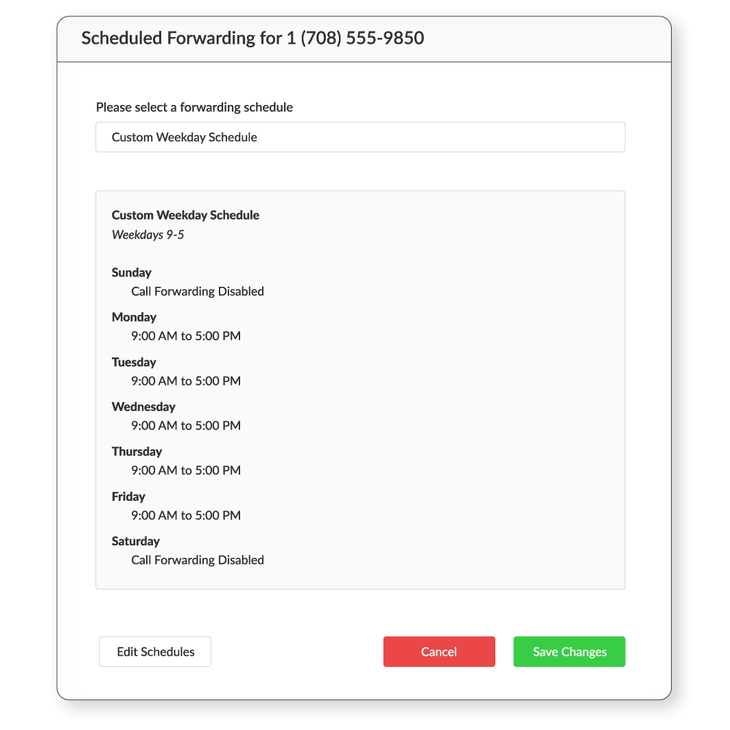 Scheduled Forwarding & Routing