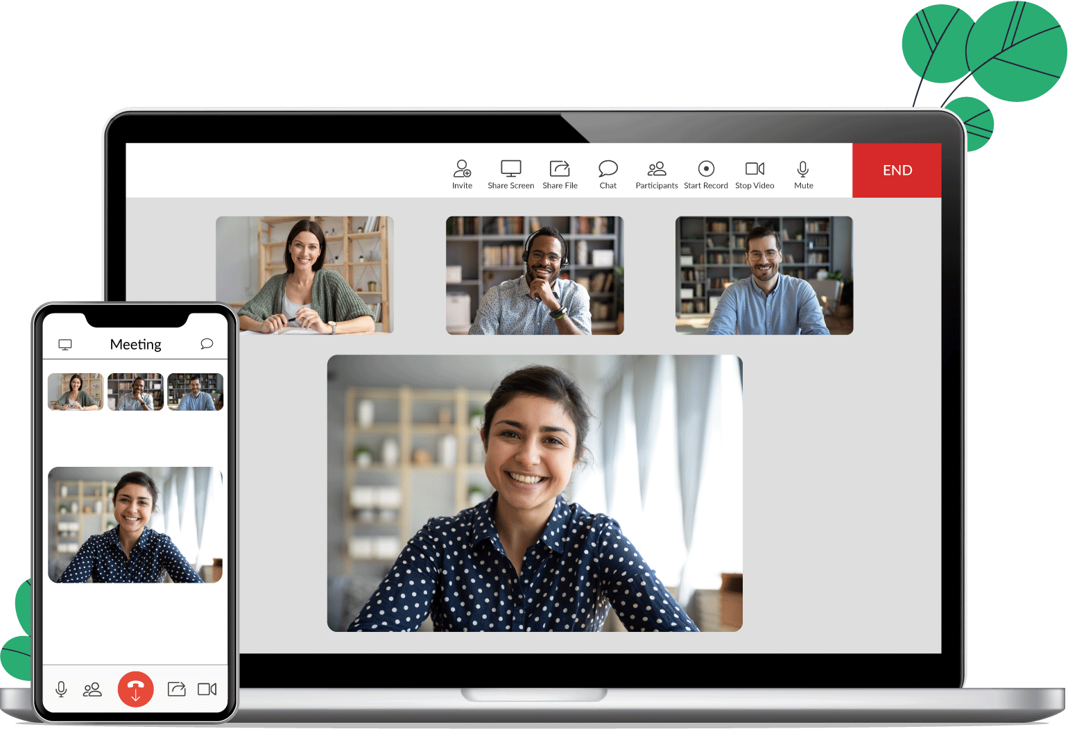 Meet face-to-face from any device