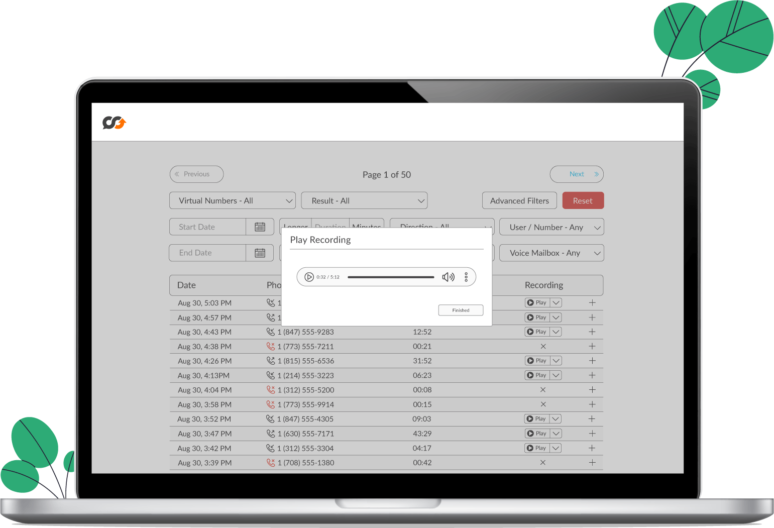 Monitor, analyze, & store every business call