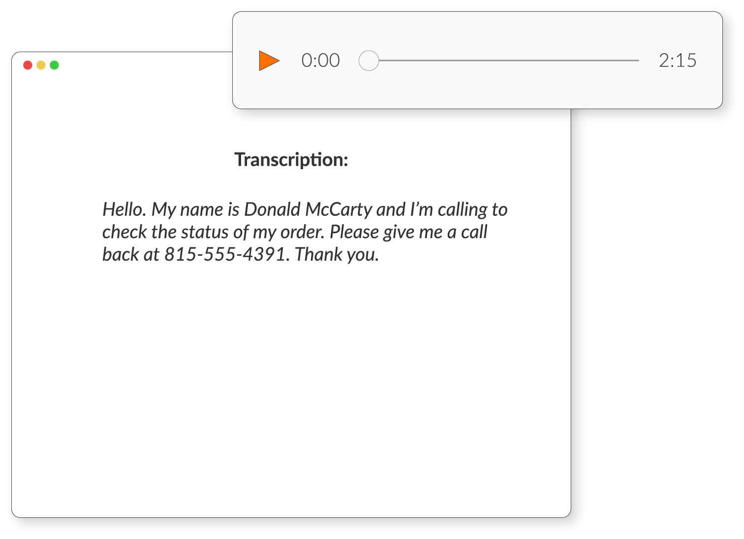 Voicemail Transcription