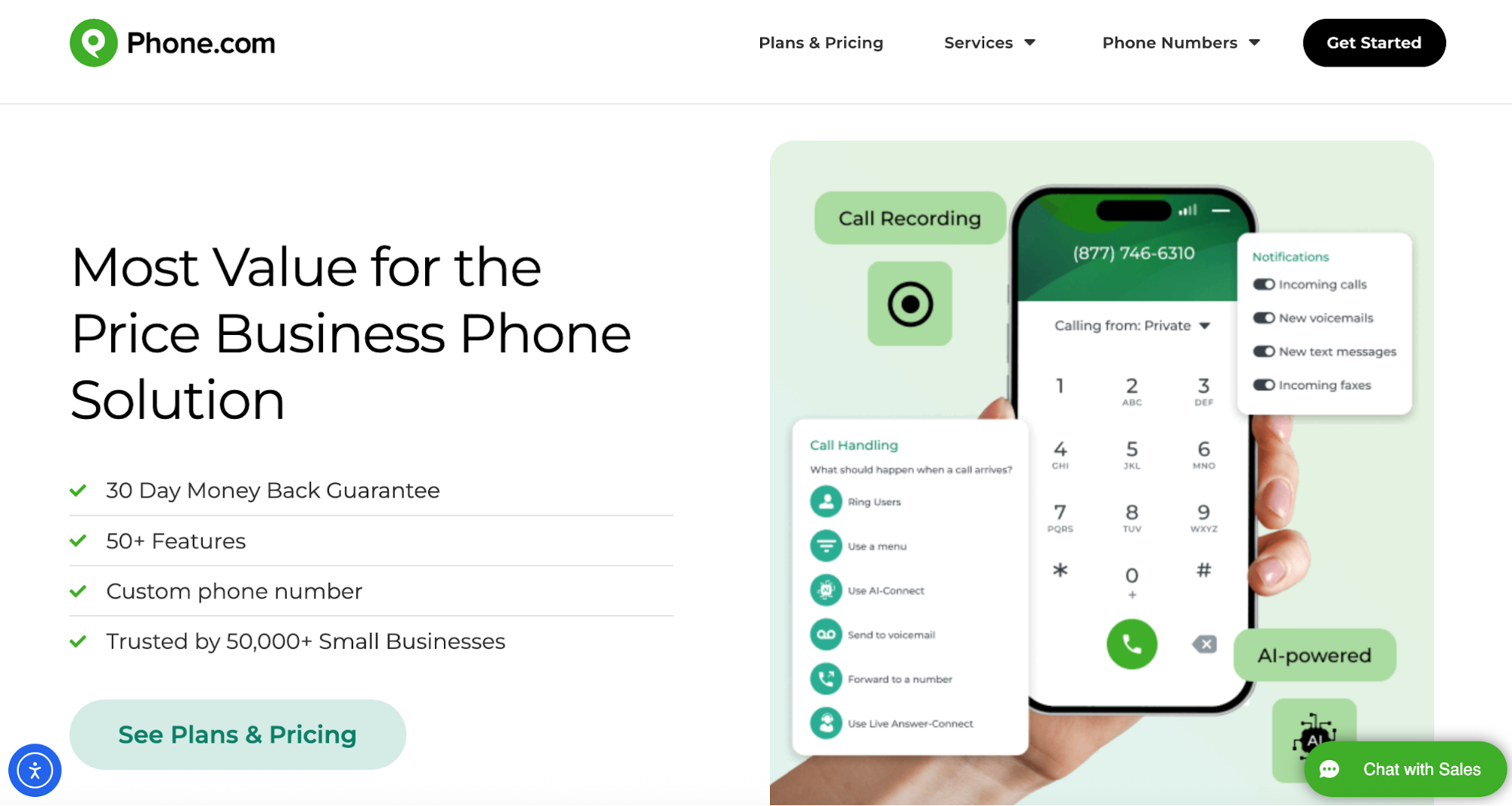 phone website