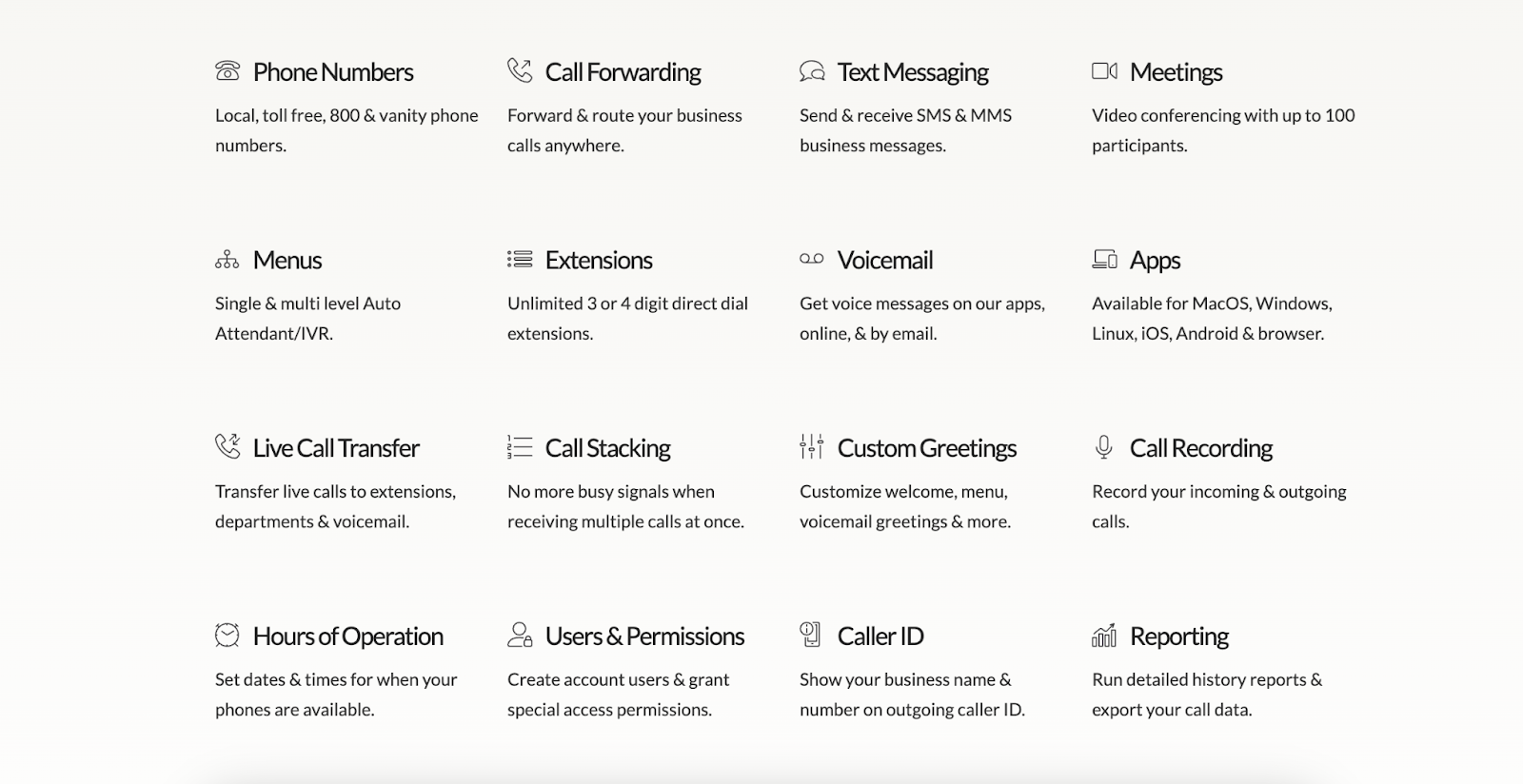 Talkroute Features