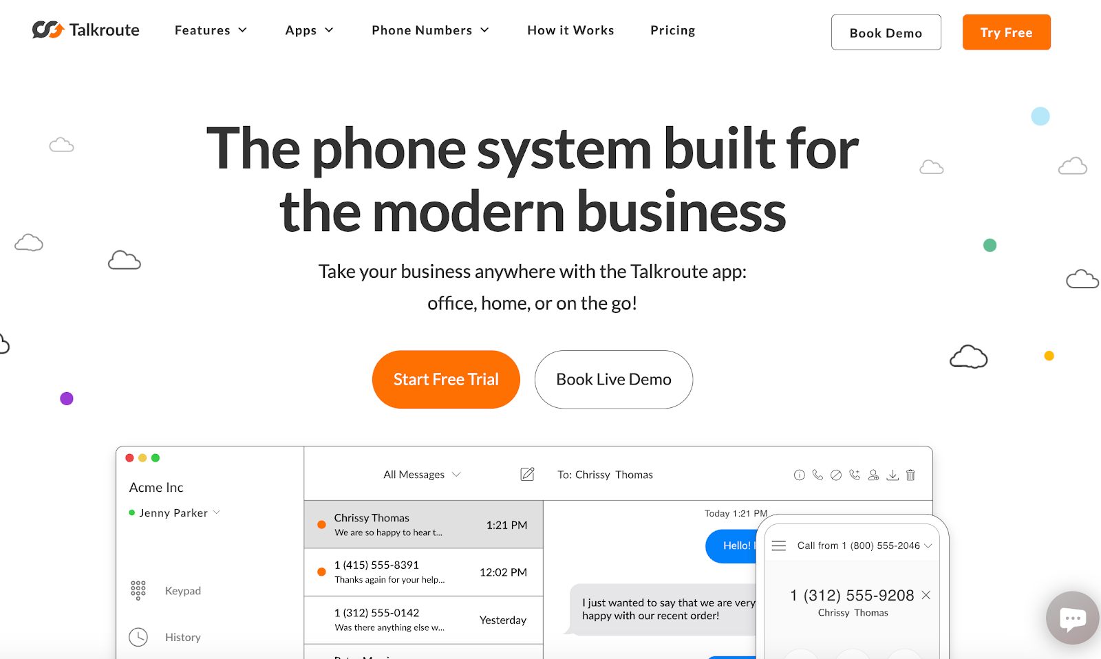 Talkroute Phone Service