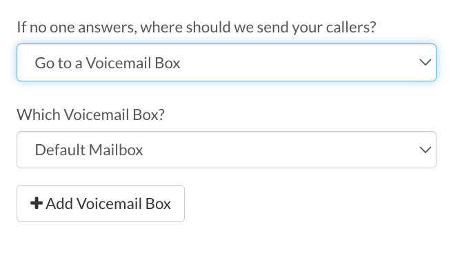 voicemail box