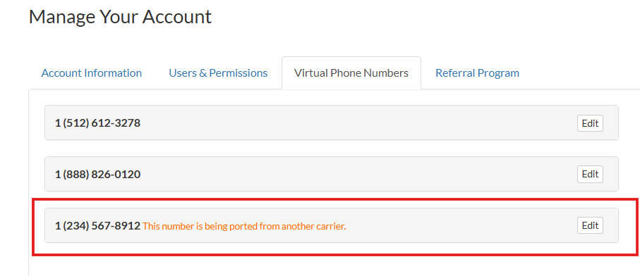 manage your talkroute account
