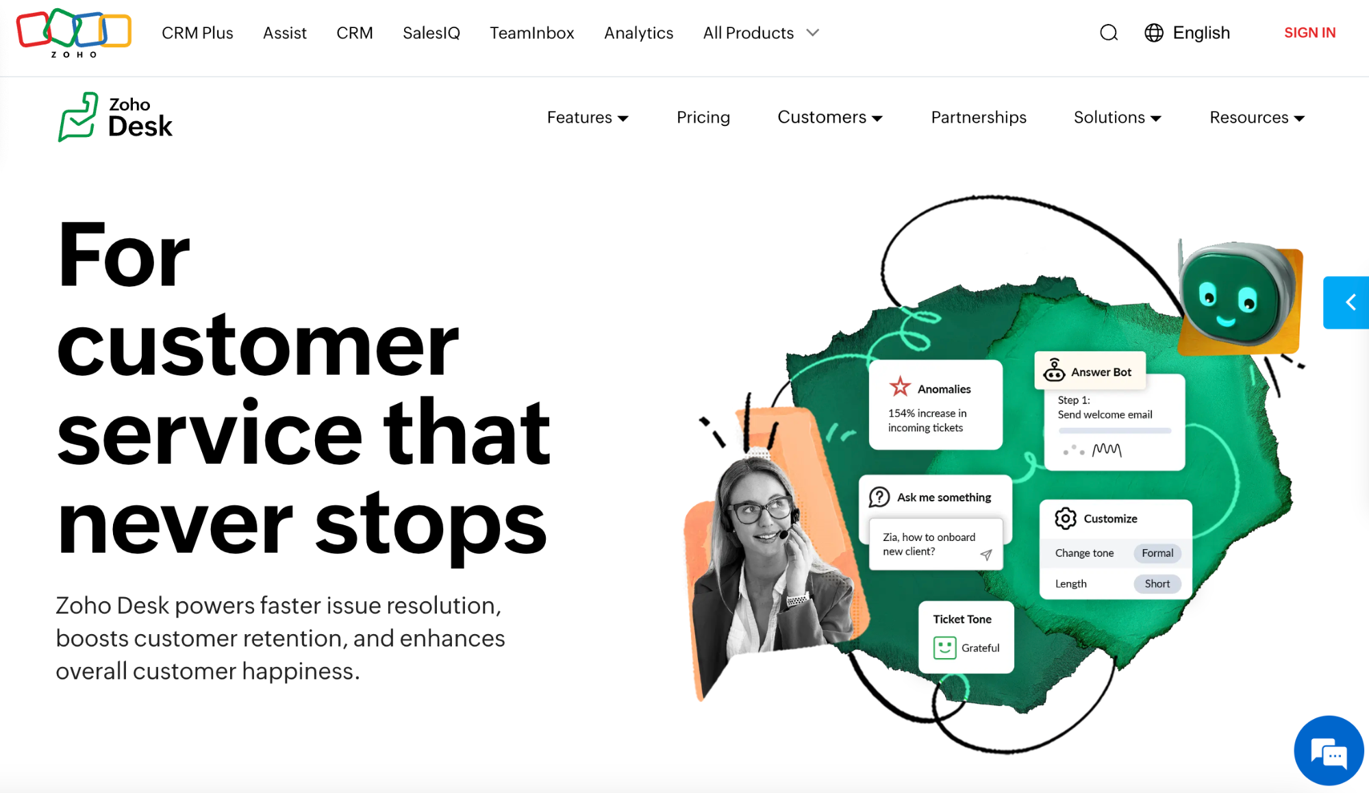 zoho desk