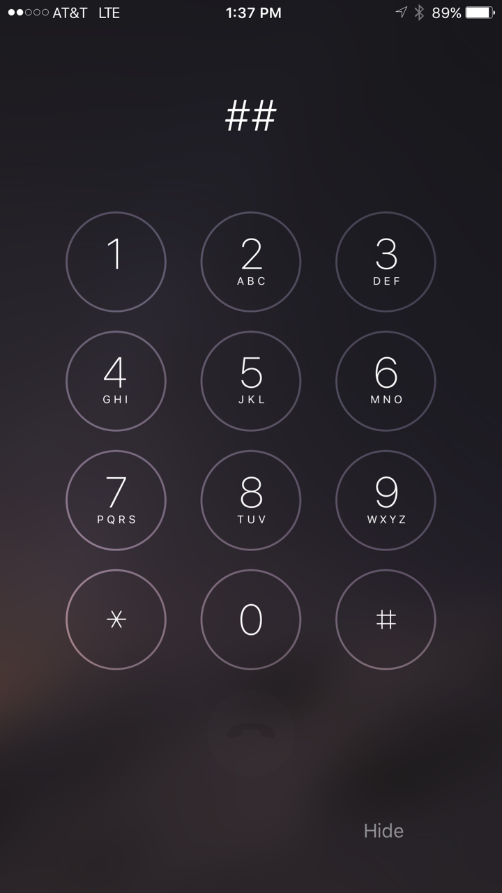 phone dial keypad