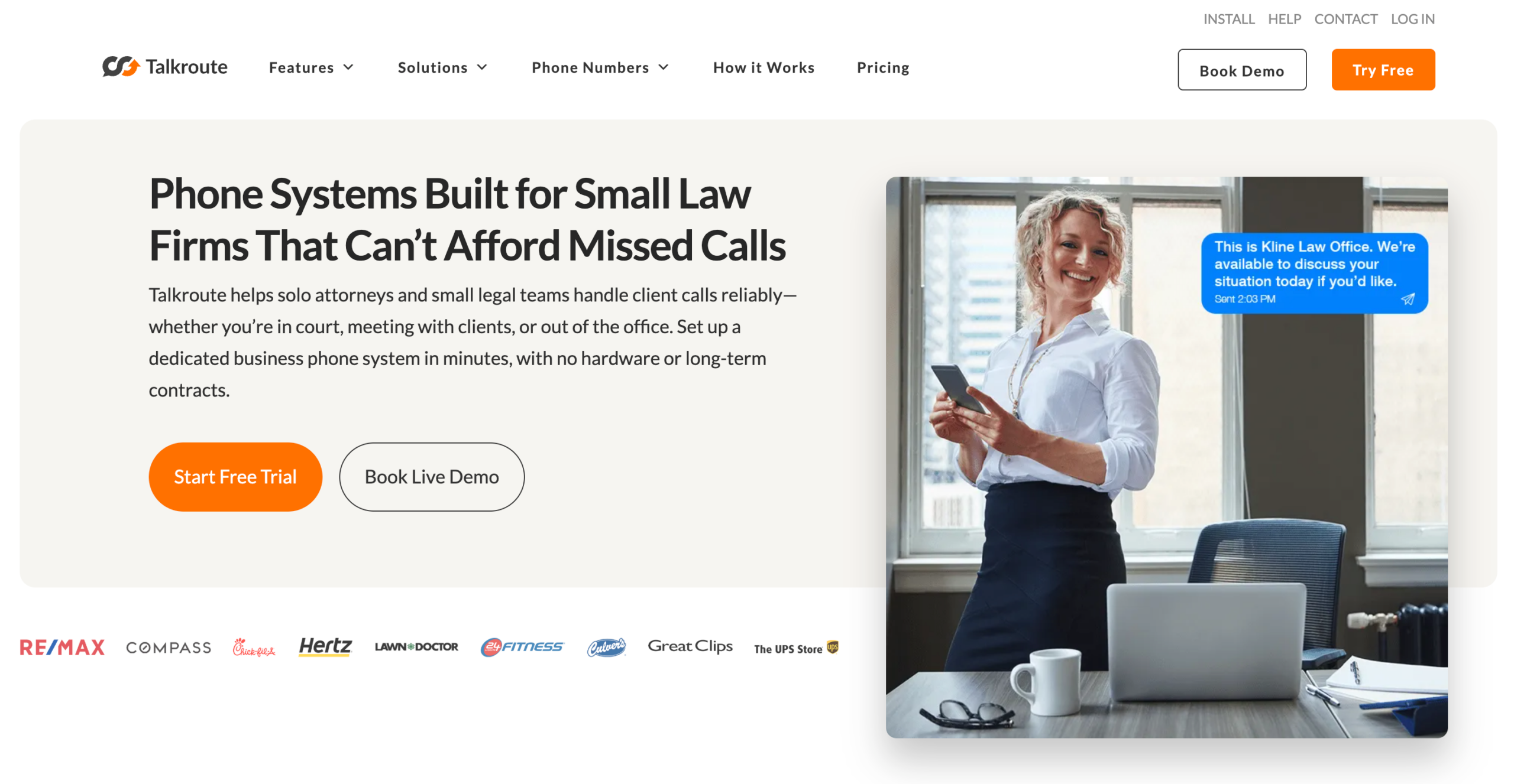 talkroute law firm hub