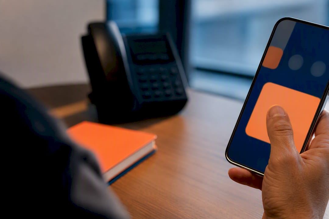 Business owner verifying caller ID
