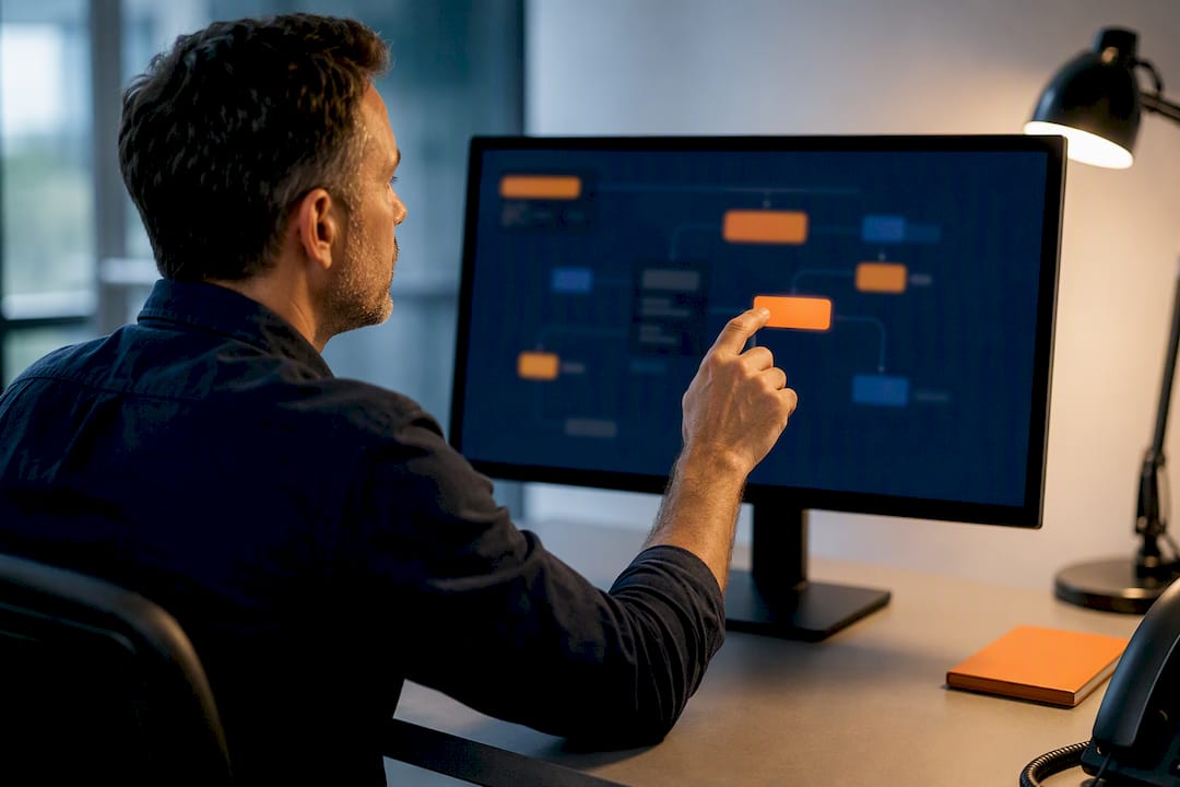 Manager adjusting CRM-based call routing
